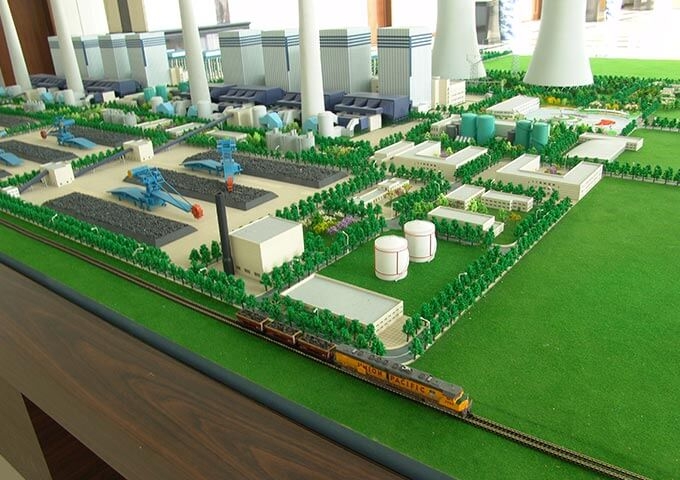 山西魯能電廠模型