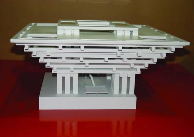 2010上海世博會中國國家館設計方案模型